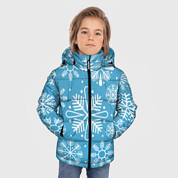 Куртка зимняя для мальчика Snow in blue, цвет: 3D-красный — фото 2
