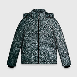 Куртка зимняя для мальчика Текстура воды крупным планом, цвет: 3D-светло-серый