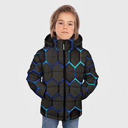 Куртка зимняя для мальчика Stone slab, цвет: 3D-черный — фото 2