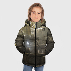 Куртка зимняя для мальчика STALKER Одиночка и бармен, цвет: 3D-светло-серый — фото 2