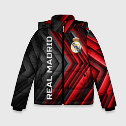 Куртка зимняя для мальчика Real Madrid art, цвет: 3D-красный