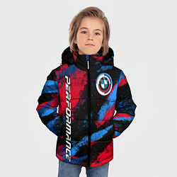 Куртка зимняя для мальчика Бмв - цвета м серии, цвет: 3D-красный — фото 2