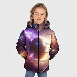 Куртка зимняя для мальчика Планета Алари, цвет: 3D-светло-серый — фото 2