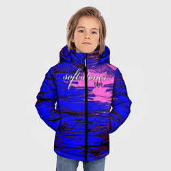 Куртка зимняя для мальчика Soft stones blye, цвет: 3D-красный — фото 2