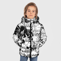 Куртка зимняя для мальчика Кацуки Бакуго - Моя геройская академия, цвет: 3D-красный — фото 2