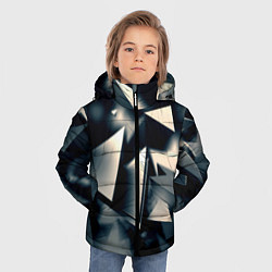 Куртка зимняя для мальчика Dark abstraction, цвет: 3D-красный — фото 2