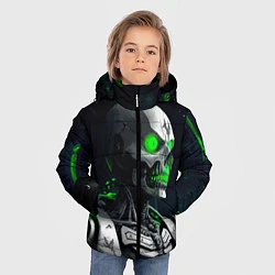 Куртка зимняя для мальчика Necron, цвет: 3D-светло-серый — фото 2