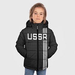 Куртка зимняя для мальчика USSR carbon, цвет: 3D-светло-серый — фото 2