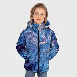 Куртка зимняя для мальчика Мраморный узор, цвет: 3D-красный — фото 2