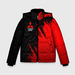 Куртка зимняя для мальчика Mitsubishi red - red sport, цвет: 3D-красный