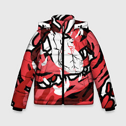 Куртка зимняя для мальчика The Bloody Heart, цвет: 3D-черный