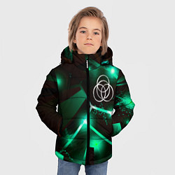 Куртка зимняя для мальчика Elden Ring разлом плит, цвет: 3D-черный — фото 2