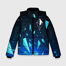 Куртка зимняя для мальчика No Mans Sky взрыв частиц, цвет: 3D-черный