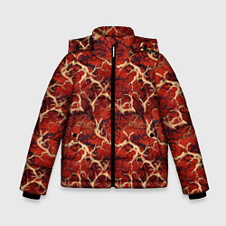 Куртка зимняя для мальчика Корни деревьев, цвет: 3D-светло-серый