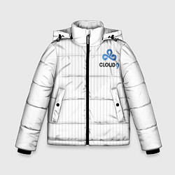 Куртка зимняя для мальчика Cloud9 white, цвет: 3D-черный