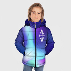 Куртка зимняя для мальчика The Sims northern cold, цвет: 3D-черный — фото 2