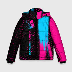 Зимняя куртка для мальчика Danganronpa - neon gradient: по-вертикали