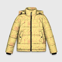 Куртка зимняя для мальчика Поварёнок, цвет: 3D-красный