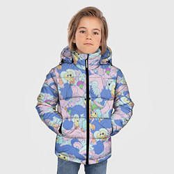 Куртка зимняя для мальчика Грифончики, цвет: 3D-светло-серый — фото 2