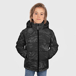 Куртка зимняя для мальчика Dark texture, цвет: 3D-черный — фото 2