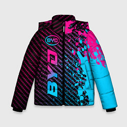 Зимняя куртка для мальчика BYD - neon gradient: по-вертикали