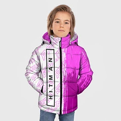 Куртка зимняя для мальчика Hitman pro gaming: по-вертикали, цвет: 3D-черный — фото 2