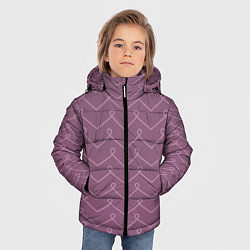 Куртка зимняя для мальчика Вензель на лавандовом, цвет: 3D-светло-серый — фото 2