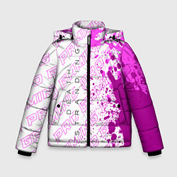 Куртка зимняя для мальчика Death Stranding pro gaming: по-вертикали, цвет: 3D-черный