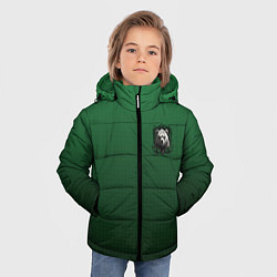 Куртка зимняя для мальчика Победоносный медведь, цвет: 3D-светло-серый — фото 2