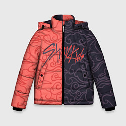 Куртка зимняя для мальчика Strey Kids x Anime, цвет: 3D-черный
