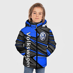 Куртка зимняя для мальчика Вольцваген - спортивная униформа, цвет: 3D-красный — фото 2