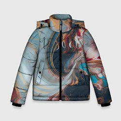 Куртка зимняя для мальчика Москва палитра, цвет: 3D-красный