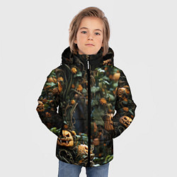 Куртка зимняя для мальчика Hallowen приходит, цвет: 3D-светло-серый — фото 2