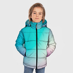Куртка зимняя для мальчика Розовоголубые цвета, цвет: 3D-черный — фото 2