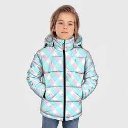 Куртка зимняя для мальчика Клетка из фильма Барби, цвет: 3D-красный — фото 2