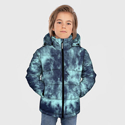 Куртка зимняя для мальчика Tie-Dye дизайн, цвет: 3D-светло-серый — фото 2