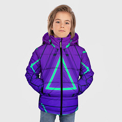 Куртка зимняя для мальчика Твой стиль геометрия 1, цвет: 3D-черный — фото 2