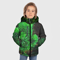 Куртка зимняя для мальчика Зелёный лес России, цвет: 3D-светло-серый — фото 2