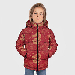 Куртка зимняя для мальчика The chinese dragon pattern, цвет: 3D-красный — фото 2