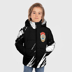 Куртка зимняя для мальчика Ссср спортивный стиль, цвет: 3D-черный — фото 2