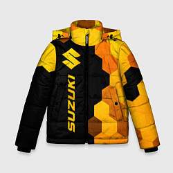 Зимняя куртка для мальчика Suzuki - gold gradient: по-вертикали