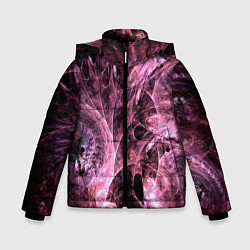 Куртка зимняя для мальчика Узоры в иллюстрации, цвет: 3D-светло-серый