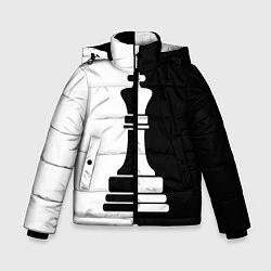 Куртка зимняя для мальчика Ферзь, цвет: 3D-светло-серый