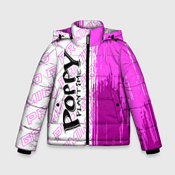 Куртка зимняя для мальчика Poppy Playtime pro gaming по-вертикали, цвет: 3D-черный