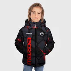 Куртка зимняя для мальчика Mazda - плиты с эффектом свечения, цвет: 3D-черный — фото 2