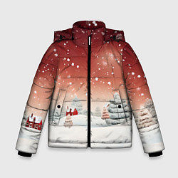 Зимняя куртка для мальчика Огни рождественского города