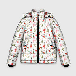 Куртка зимняя для мальчика По мотивам сказки щелкунчик, цвет: 3D-красный