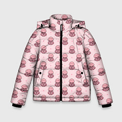 Зимняя куртка для мальчика Розовая медуза