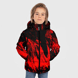 Куртка зимняя для мальчика Красное пламя, цвет: 3D-красный — фото 2