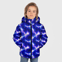 Куртка зимняя для мальчика Разряд молний текстура, цвет: 3D-светло-серый — фото 2